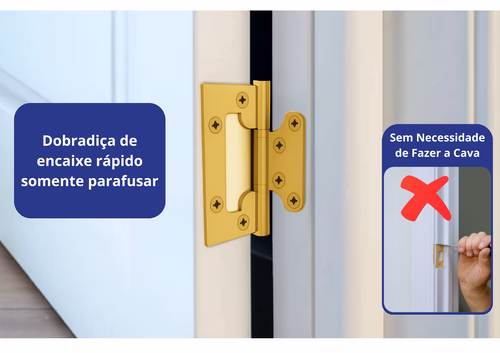 Demonstração Dobradiça Dourada